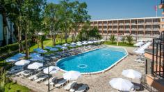 Hotel Riva 3* SUNNY BEACH  Situat la 5 minute de plajă.   - recenzii excelente - camere curate - zona verde - 800 m de parcul acvatic Action - loc de joacă - piscină pentru copii  5 nopți ✅ Mai de la 225 euro/persoană   6 nopți ✅ Mai de la 225 euro/persoană ✅ Iunie de la 245 euro/persoană ✅ iulie de la 365 euro/persoană ✅ August de la 360 euro/persoană ✅ Septembrie de la 250 euro/persoană  Prețul depinde de data plecării, tipul camerei și numărul de persoane.  Prețul include: •⁠ Transport tur-retur •⁠ ⁠Caza